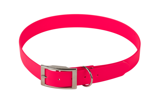 Zgardă TETRAO Biothane roz 35 cm