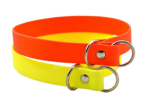 Zgardă strangulată TETRAO Biothane portocaliu 60 cm