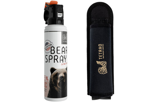 Pachet DUO TETRAO - Bear spray 150 ml + teacă (150 ml)