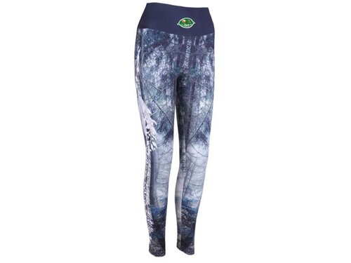 Colanți de vânătoare damă cu imprimeu pădure TETRAO