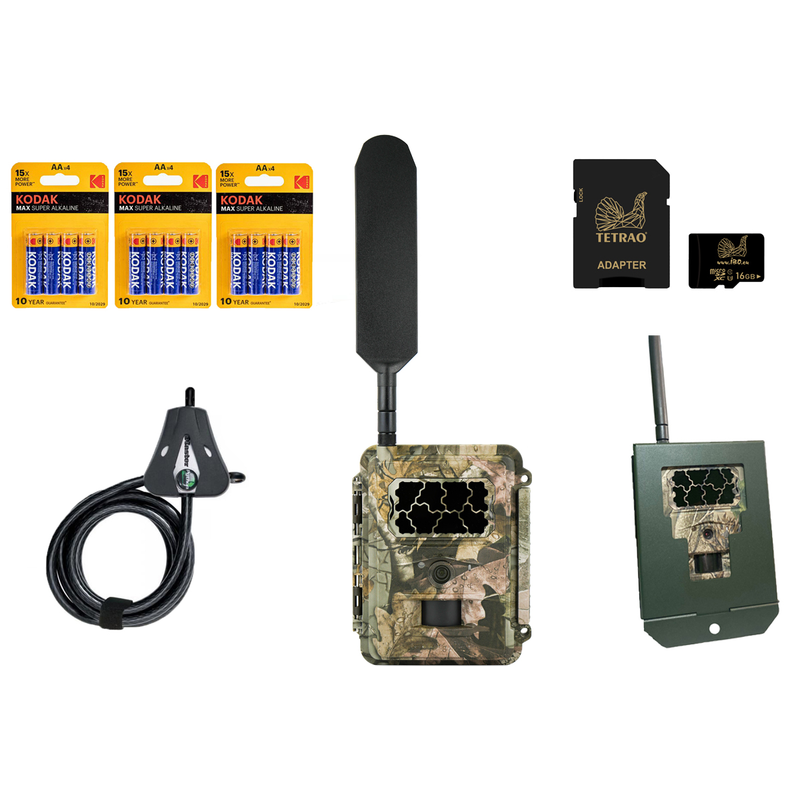 Komplet fotopułapka TETRAO Spromise S328 30Mpx 940nm MMS/4G