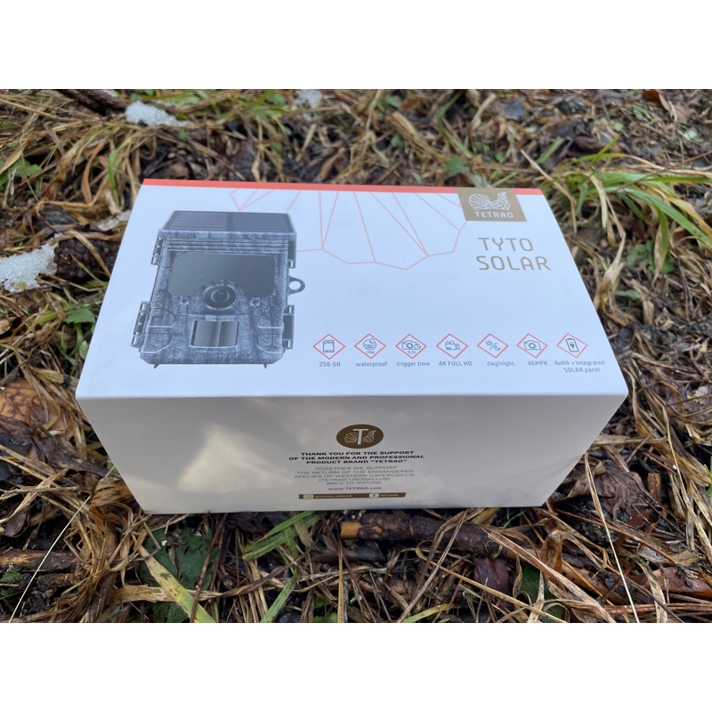 Komplet fotopasce TETRAO Tyto Solar 46 Mpx, 940 nm - so solárnym panelom 19