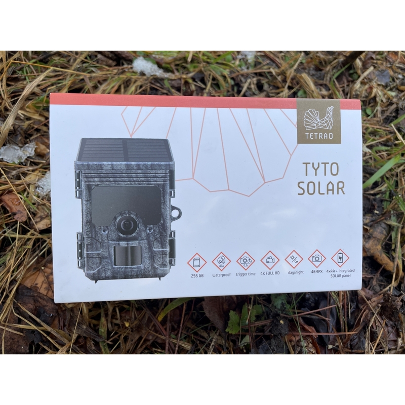 Komplet fotopasce TETRAO Tyto Solar 46 Mpx, 940 nm - so solárnym panelom 18