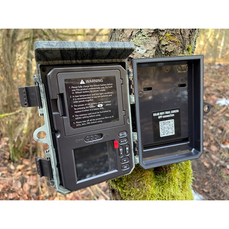Komplet fotopasce TETRAO Tyto Solar 46 Mpx, 940 nm - so solárnym panelom 16