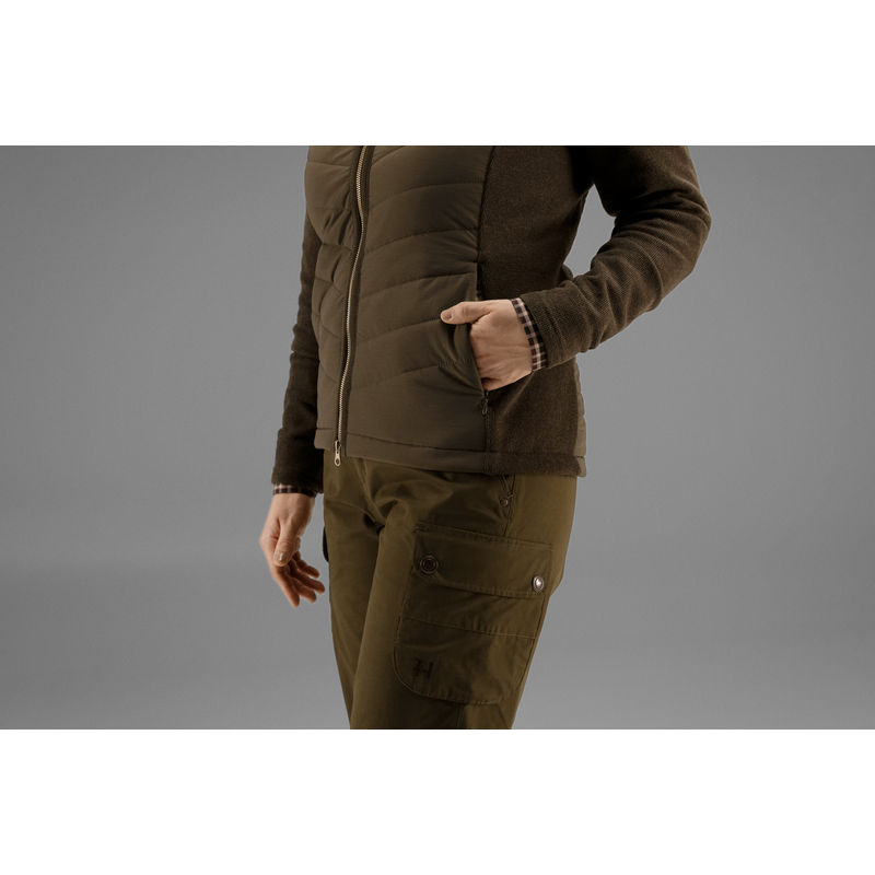 Dámska mikina Härkila Retrieve Insulated Dark Warm Olive 2 Dámska mikina Härkila Retrieve Insulated Dark Warm Olive 2