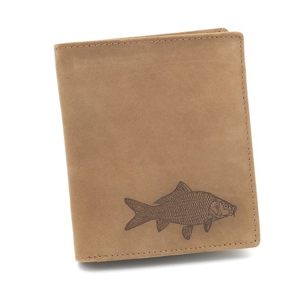 Portfel skórzany TETRAO pionowy karp