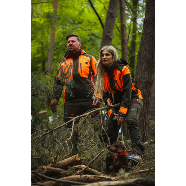 Pantaloni de vânătoare TETRAO Drosera Drivenhunt cu kevlarm 20