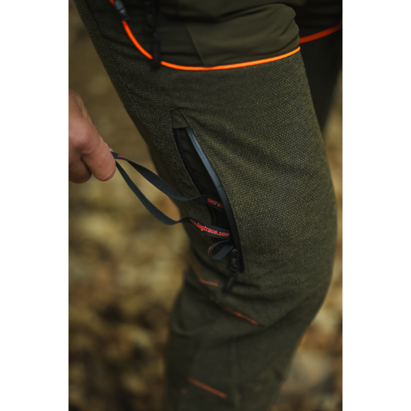 Pantaloni de vânătoare TETRAO Drosera Drivenhunt cu kevlarm 22