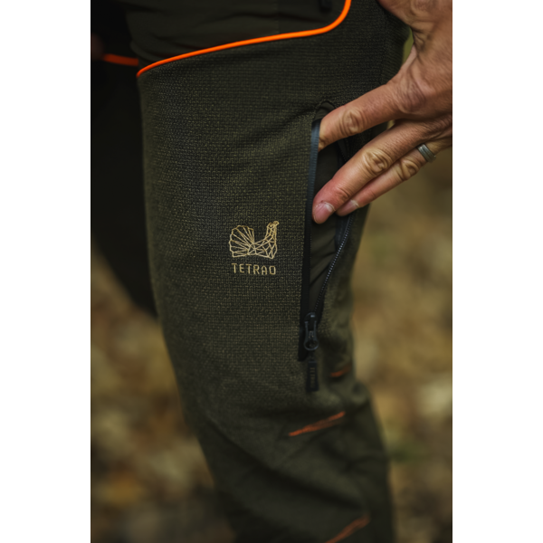 Pantaloni de vânătoare TETRAO Drosera Drivenhunt cu kevlarm 24