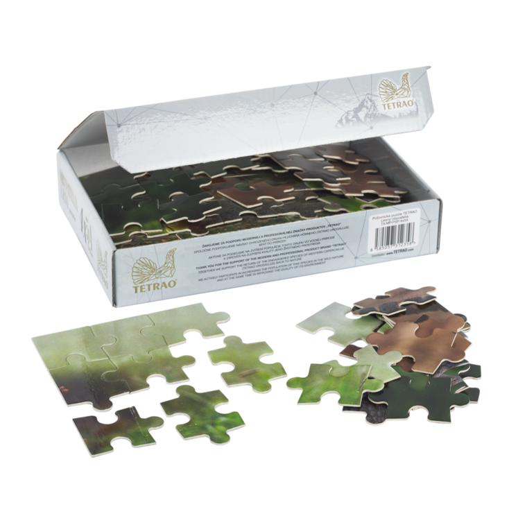 Poľovnícka sada puzzle TETRAO - lesní obyvatelia, 4x54 dielikov 3 Poľovnícka sada puzzle TETRAO - lesní obyvatelia, 4x54 dielikov 3