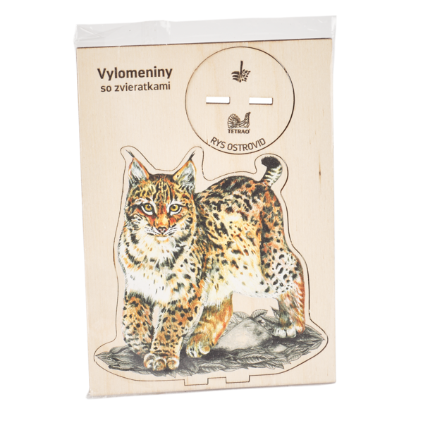 Vylomeniny so zvieratkami TETRAO - rys