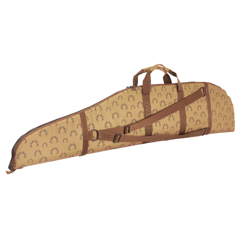 Husă pentru armă TETRAO Old England 128 cm - maro cu coarne 2 Husă pentru armă TETRAO Old England 128 cm - maro cu coarne 2