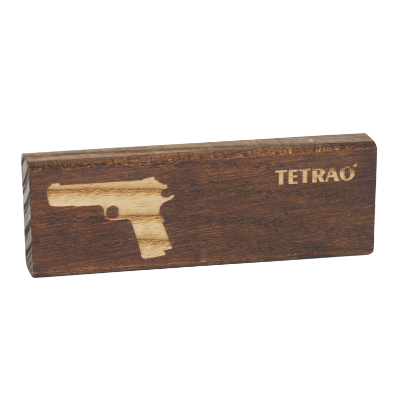 Vůně do auta TETRAO SECRET WISH, tmavé dřevo - motiv pistole Vůně do auta TETRAO SECRET WISH, tmavé dřevo - motiv pistole