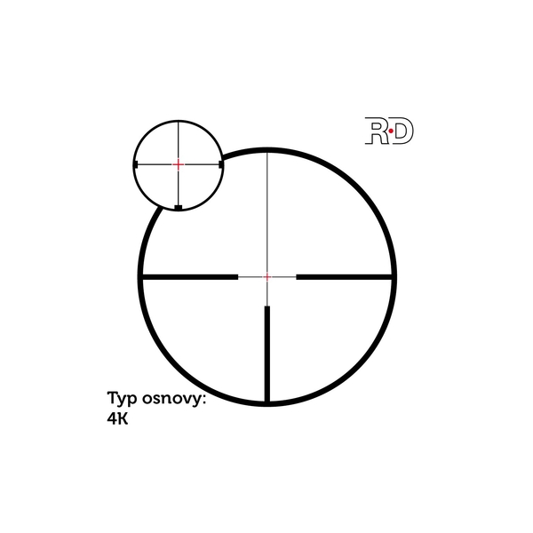 Puškohľad Meopta MeoStar R2 1,7-10x42 RD 3 Puškohľad Meopta MeoStar R2 1,7-10x42 RD 3