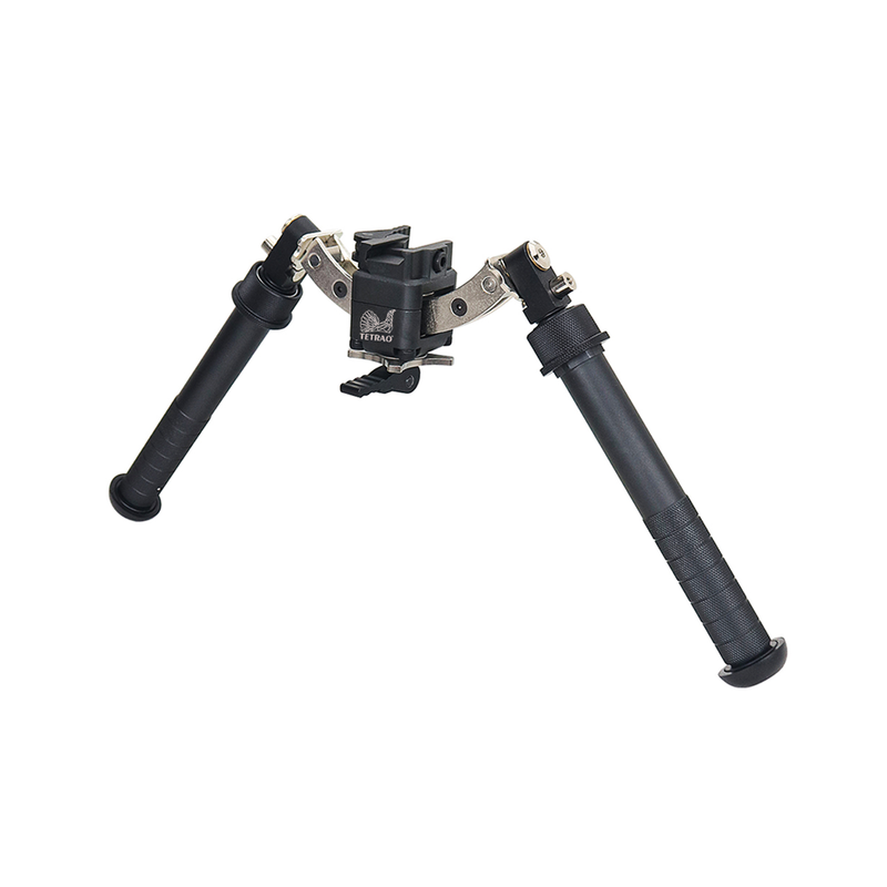 Bipod tactic TETRAO aluminiu, 23-33 cm
