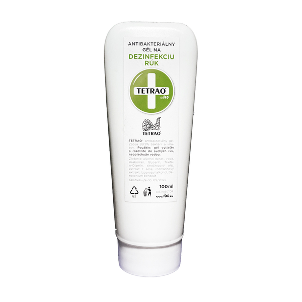 TETRAO antibakteriálny gél na dezinfekciu rúk - 100 ml TETRAO antibakteriálny gél na dezinfekciu rúk - 100 ml