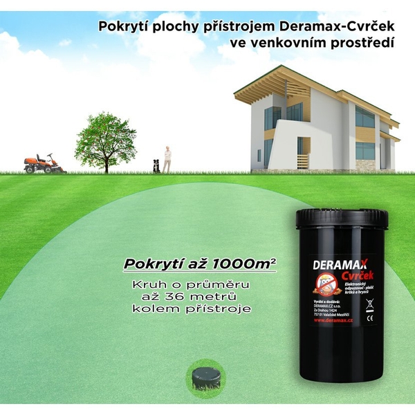 Deramax ultrazvukový odpudzovač mačiek a psov 3 Deramax ultrazvukový odpudzovač mačiek a psov 3