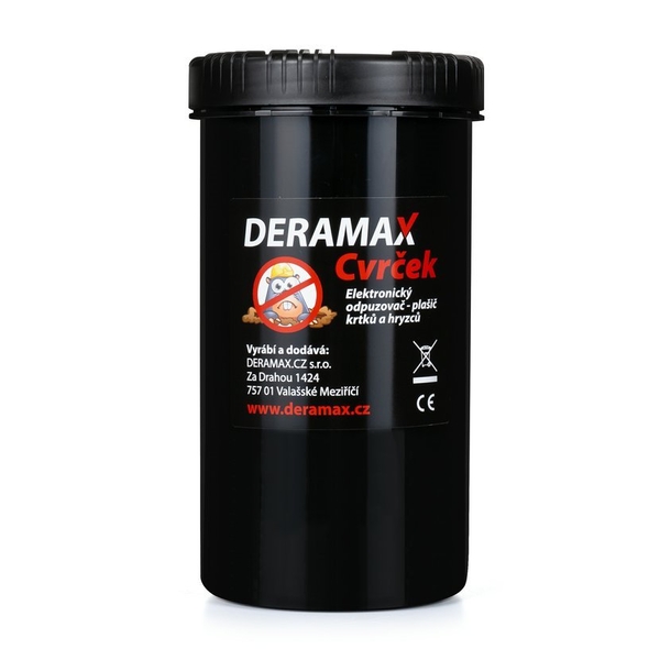Deramax ultrazvukový odpudzovač krtkov, hadov a hrabošov Deramax ultrazvukový odpudzovač krtkov, hadov a hrabošov