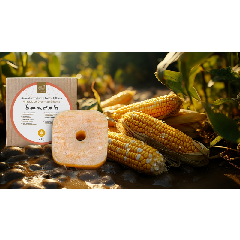Lesní lízátko TETRAO s příchutí kukuřice - 2kg