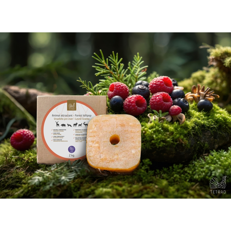 Acadea de pădure TETRAO cu aromă de fructe de pădure - 2kg