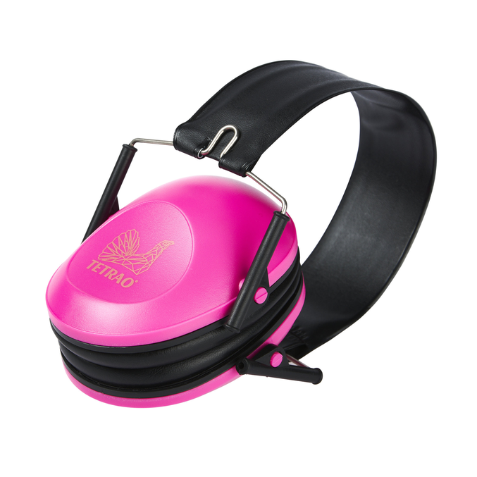 Strelecké ochranné slúchadlá TETRAO - pink edition