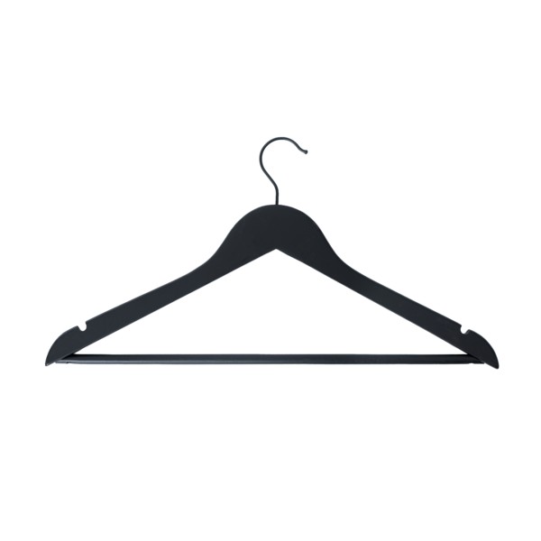 Wooden hanger BLACK with DH Logo 1