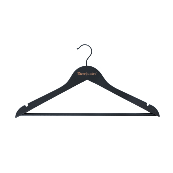 Wooden hanger BLACK with DH Logo