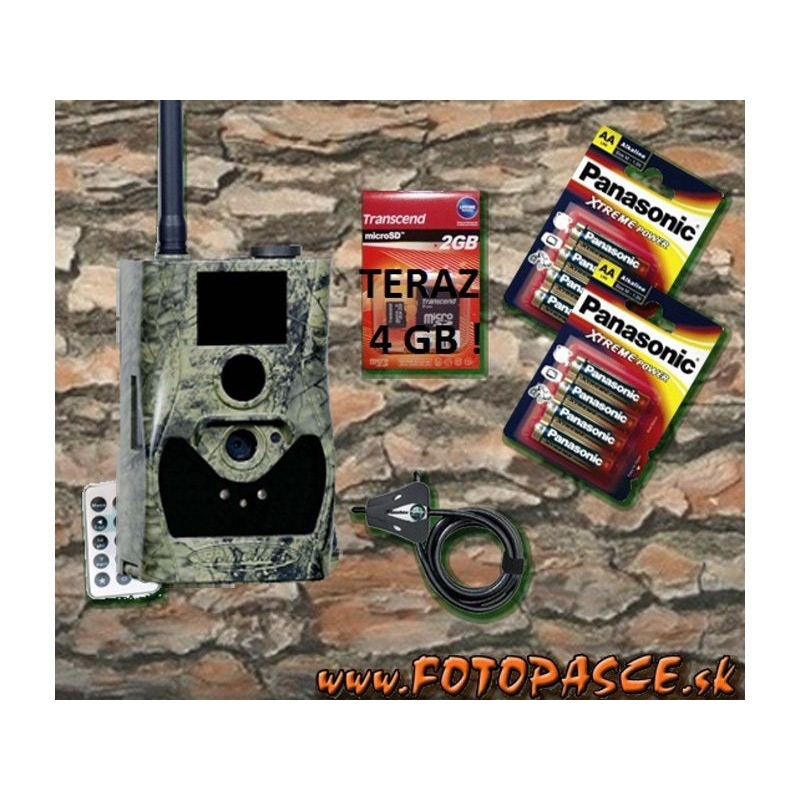 Základný komplet fotopasce SG-880 MMS/GPRS-8M Black 940nM  -