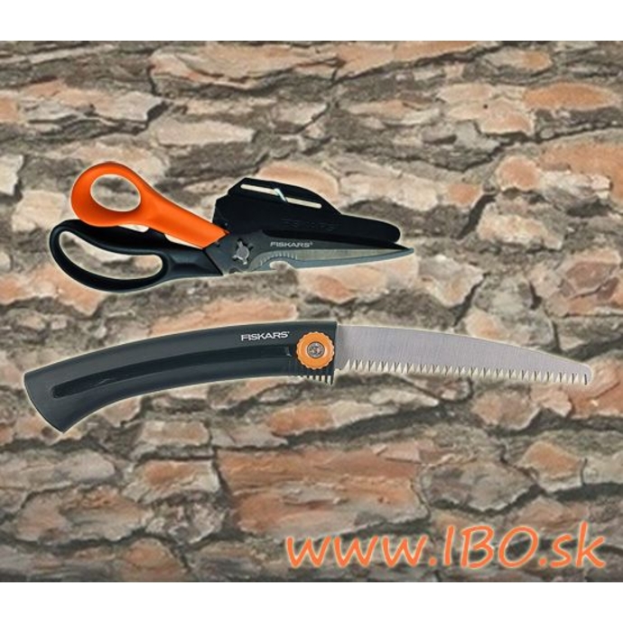 Vianočný set - nožnice Cuts+More a pílka Fiskars na opasok Vianočný set - nožnice Cuts+More a pílka Fiskars na opasok