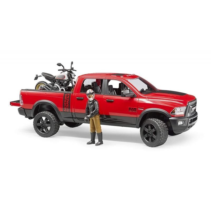 Terénne auto RAM 2500 Power Wagon s Ducati Scrambler BRUDER 2 Terénne auto RAM 2500 Power Wagon s Ducati Scrambler BRUDER 2