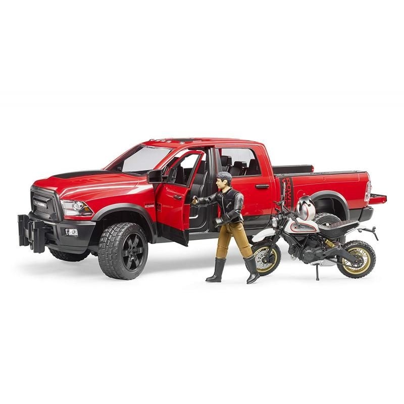 Terénne auto RAM 2500 Power Wagon s Ducati Scrambler BRUDER 4 Terénne auto RAM 2500 Power Wagon s Ducati Scrambler BRUDER 4
