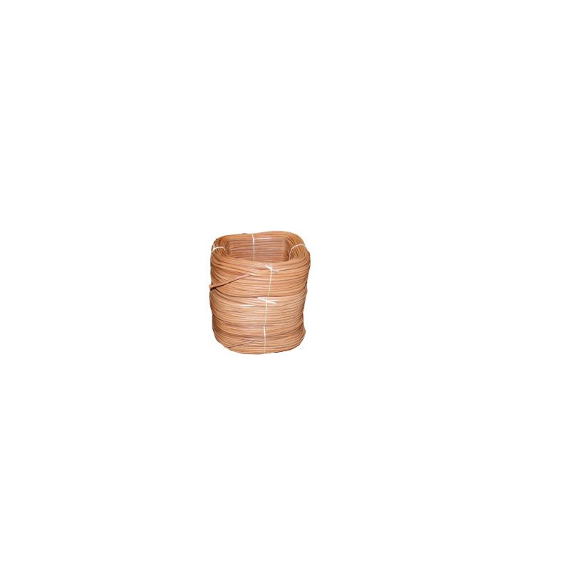Metráž guľatá/oválna koža - prírodná koža priemer 6mm/4,5x8